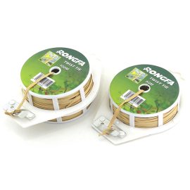 Biodegradable Natural Paper Bind Wire Twist Ties in Dispenser