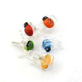 Garden Flower Stem Fixing Clips Ladybug