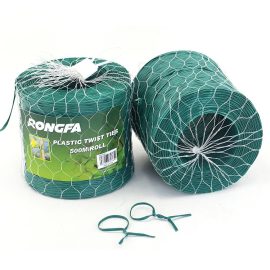 Coiled Plastic Garden Bind Wire Twist Ties