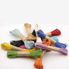 Colorful Paper Twines Rope for Handcrafts and Floral