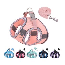 New Printed Pet Vest Leash