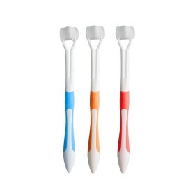 Pet Three-Sided Toothbrush