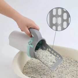 Pet Cleaning Plastic Integrated Litter Scoop